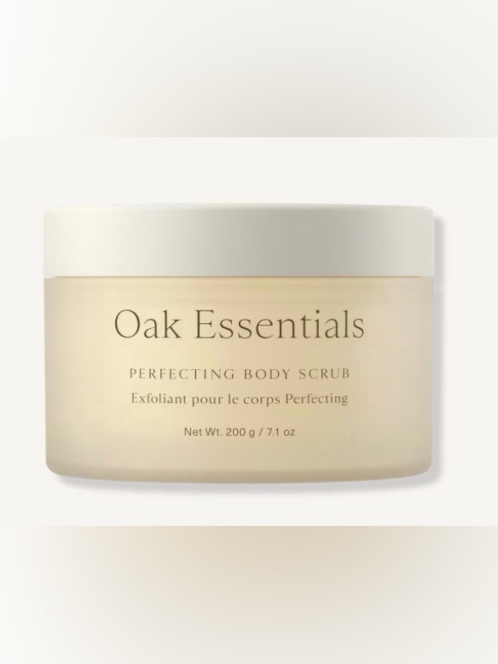 Essentials Oak Perfecting Body Scrub - Cream